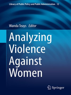 cover image of Analyzing Violence Against Women